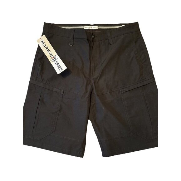 Martin Other - Martin Sports Cargo Shorts Black Size 36 NWT Heavy Motorcross
